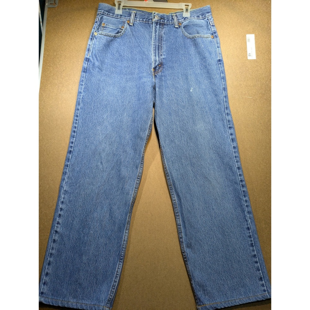 Levis 550 Relaxed Fit Jeans Mens 36x36 Blue Medium Wash Denim 00550-4891